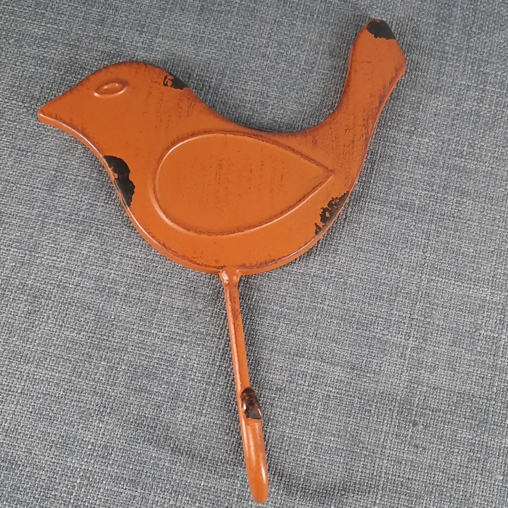 Wall Hooks Bird Birds Rustic Urban Farmhouse Home Coat Utility Laundry Room